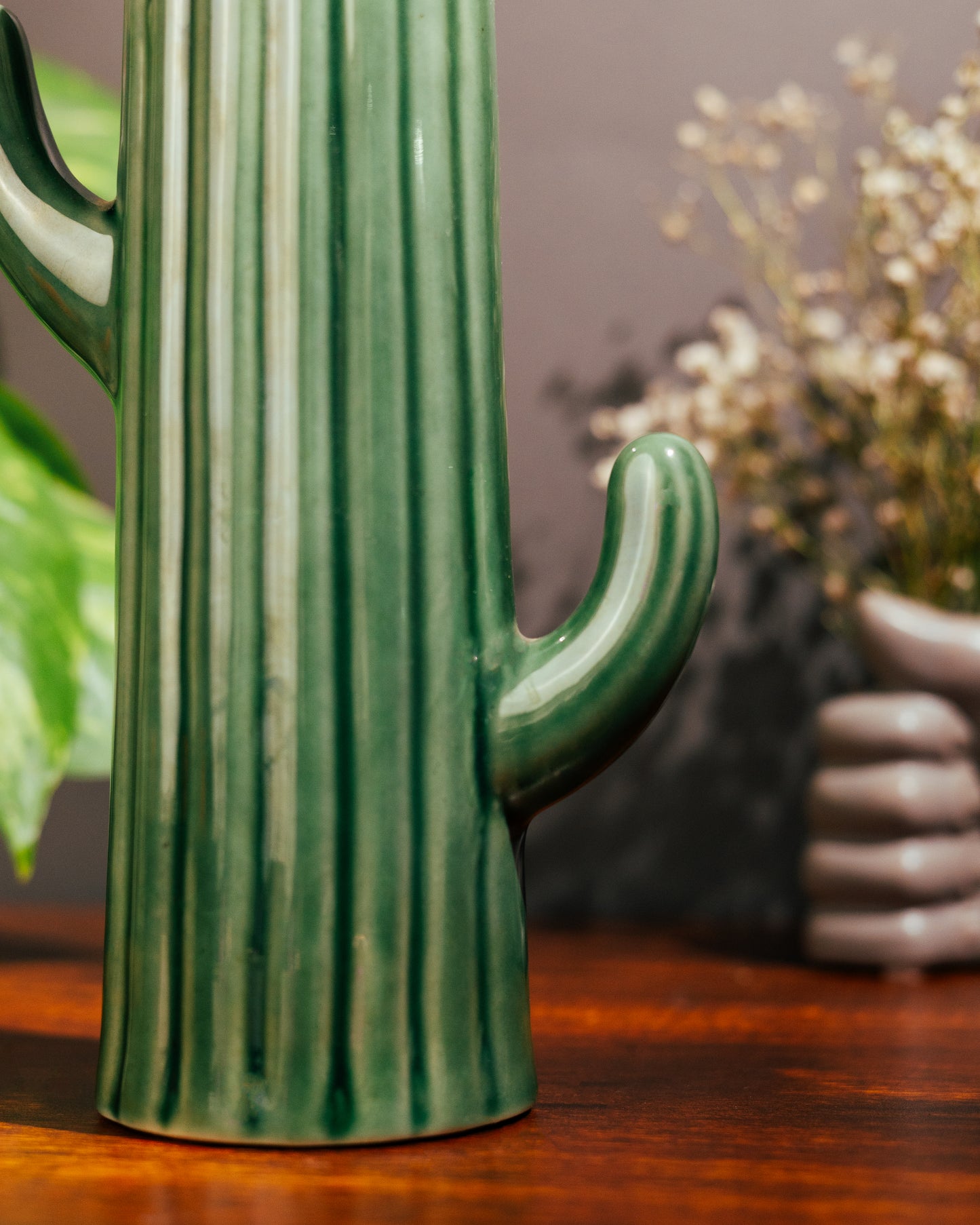 Cactus Bloom Ceramic Planter Vase