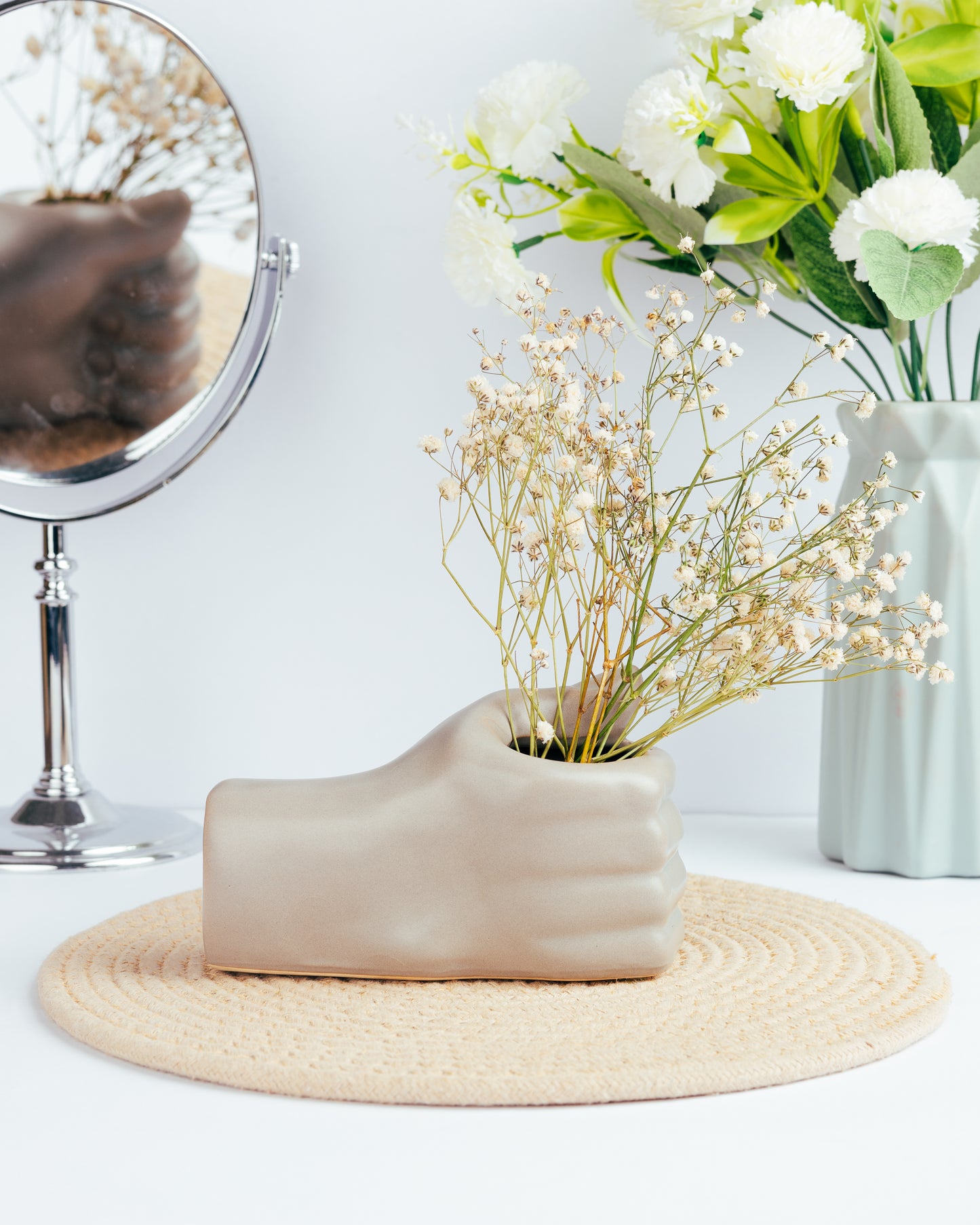 Grasping Hand Planter Vase