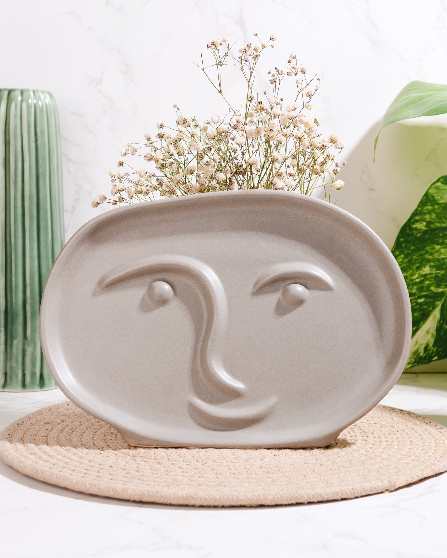 Contour Face Planter Vase