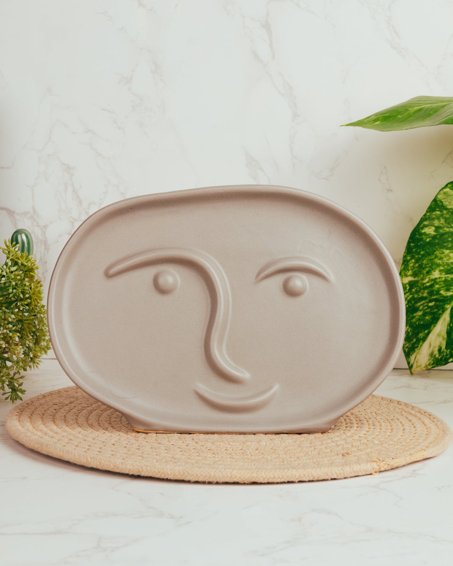 Contour Face Planter Vase
