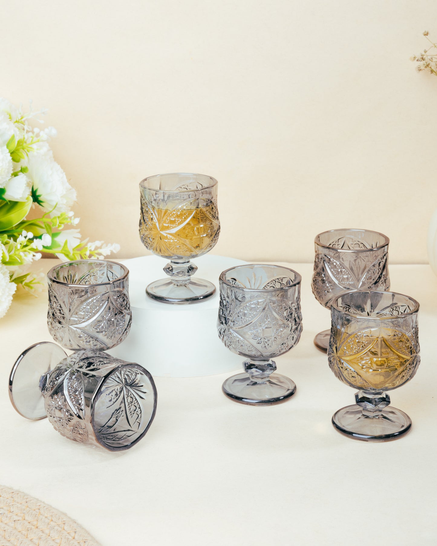 Butterfly-Cut Petite Goblet Shot Glass