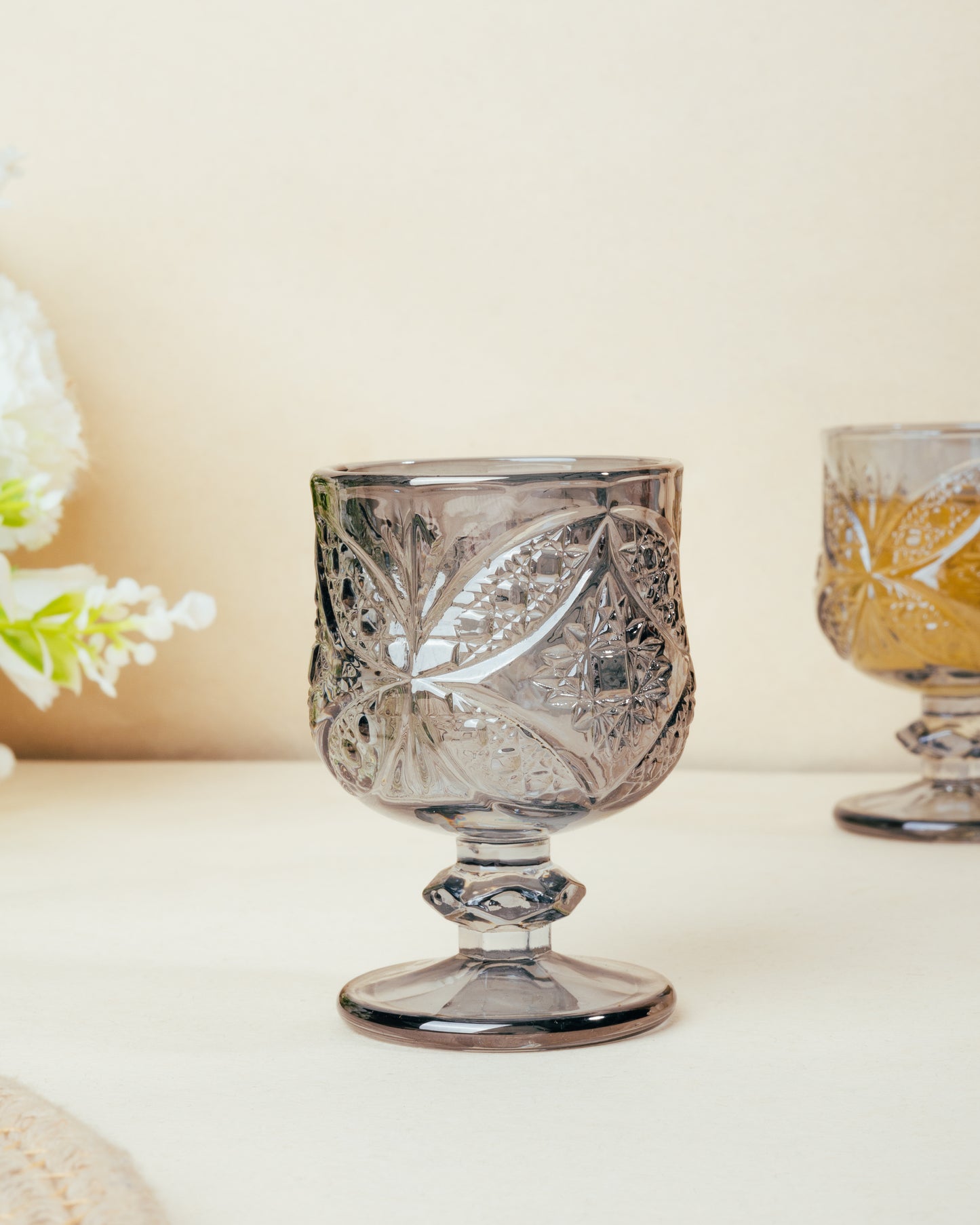 Butterfly-Cut Petite Goblet Shot Glass