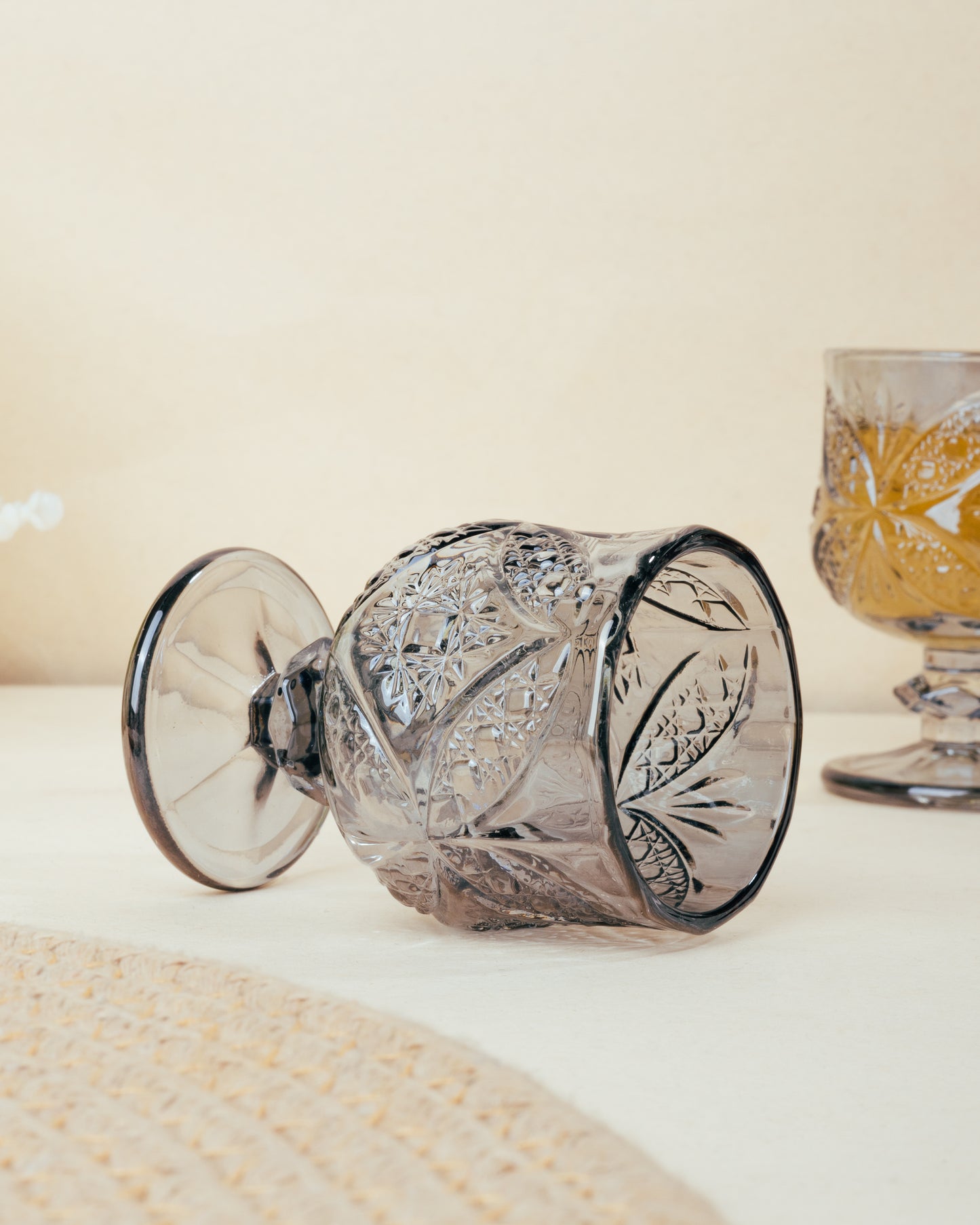 Butterfly-Cut Petite Goblet Shot Glass