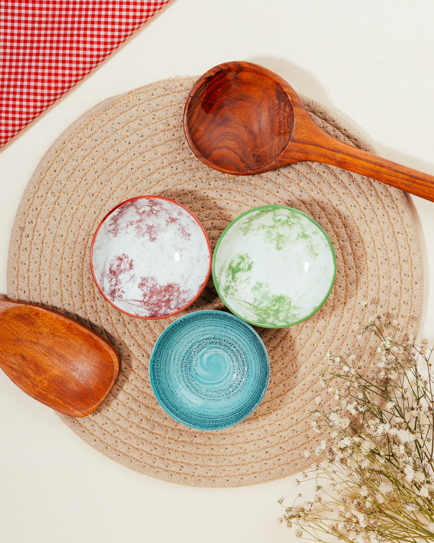 Artisian Glaze Colourplay Dip Bowls