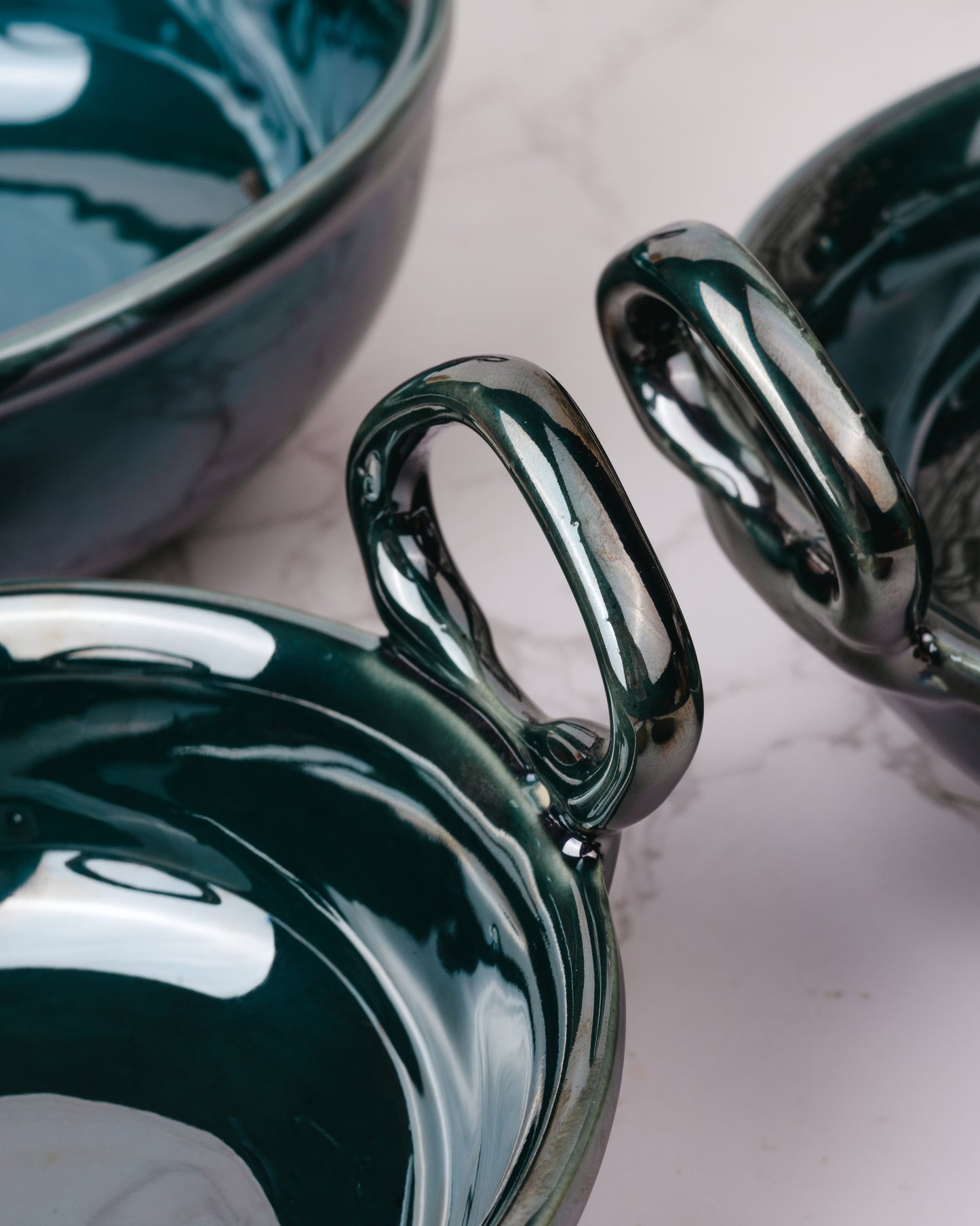 Gloss Glaze Kadhai Serving Bowls