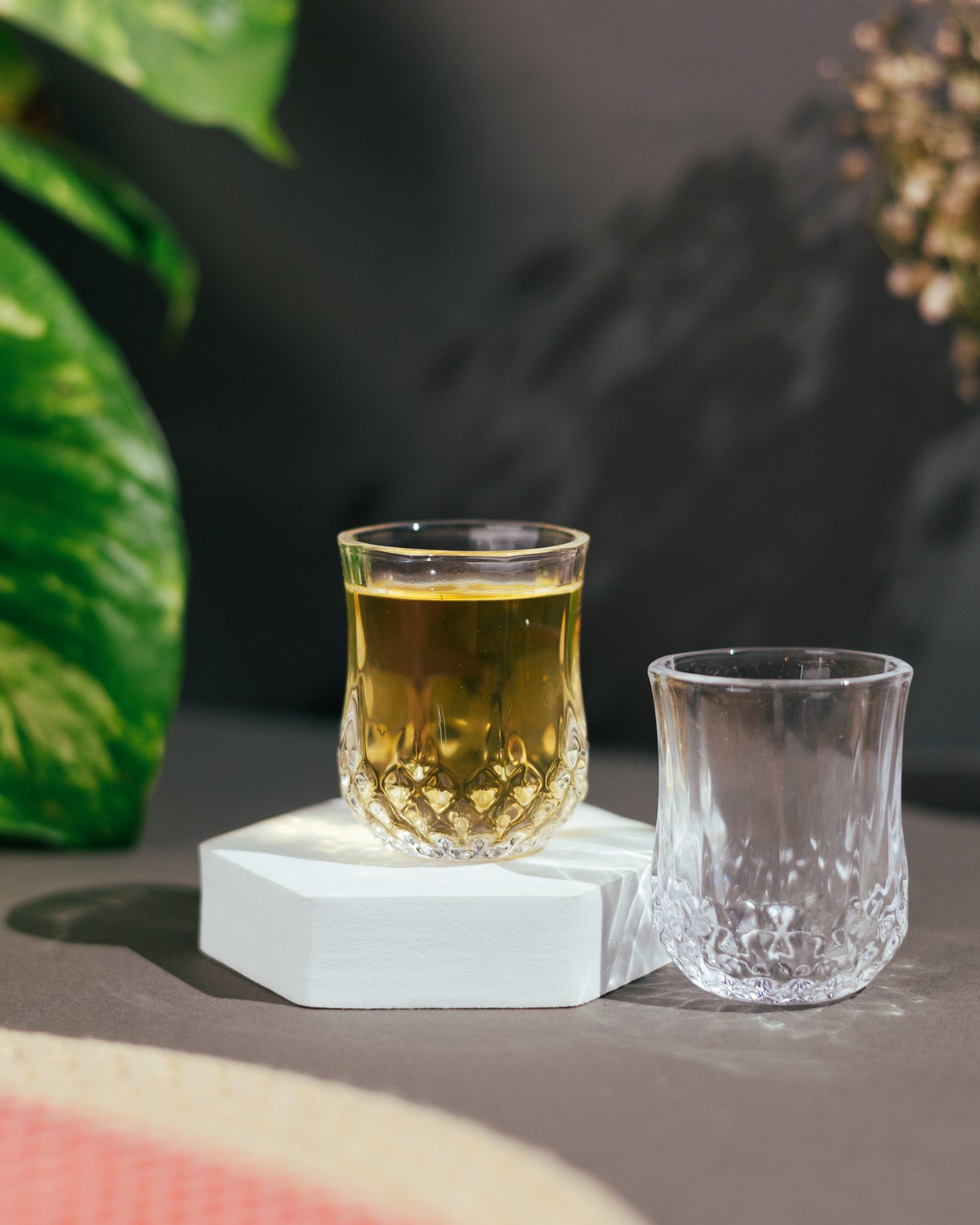 Clear Cut Crystal Shot Glass