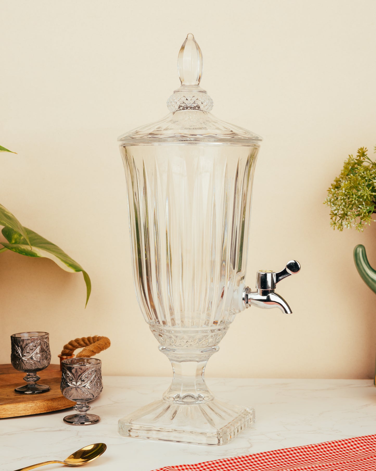 Crystal Cut Drink Dispenser