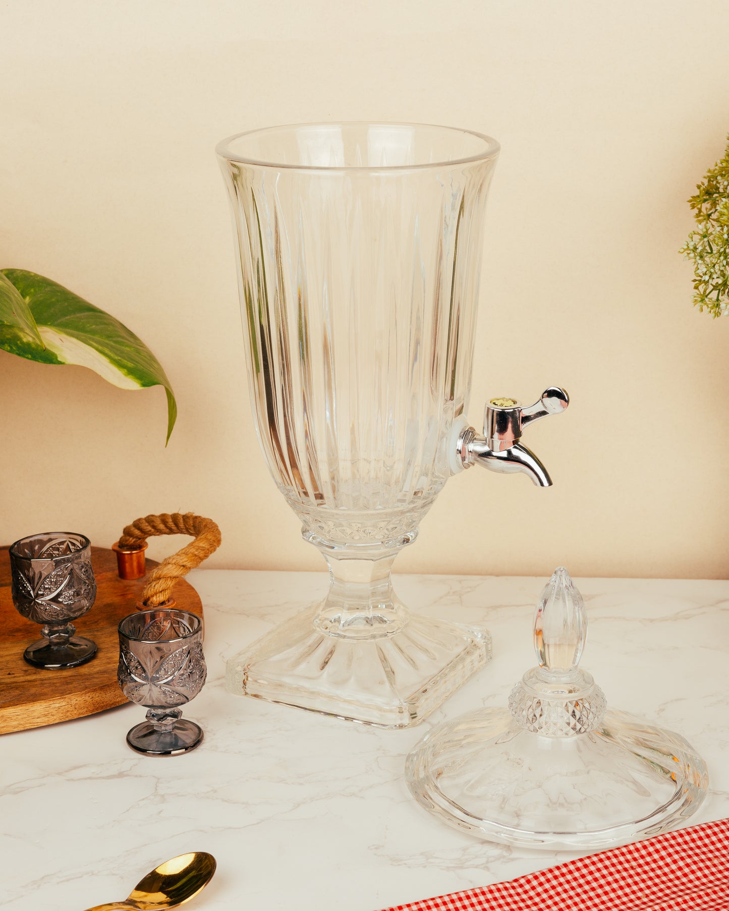 Crystal Cut Drink Dispenser
