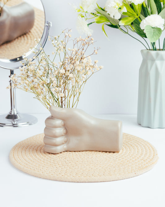 Grasping Hand Planter Vase