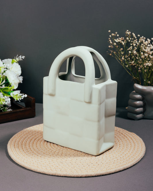 Chic Handbag Planter Vase